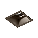 Indbygget spotlys PLANO 1.0 - LED 1-flamme, kardanisk drejning, med klemfjedre IP20, bronze d�mpbar