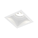 Indbygget spotlys PLANO IP44 1.0 - LED 1-flamme, stiv, med klemfjedre IP44 / IP20, mat, trafik hvid d�mpbar