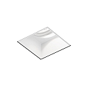 Indbygget spotlys STRANGE TRIMLESS 1.0 - LED 1-flamme, firkantet, skylle, kardanisk drejning IP20, mat, trafik hvid d�mpbar