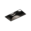 Indbygget spotlys STRANGE TRIMLESS 2.0 - LED 2-flammer, firkantet, skylle, kardanisk drejning IP20, mat, kulsort d�mpbar
