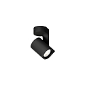 V�g- og Loftlampe SQUBE ON BASE 1-flamme, svingbar GU10 IP20, sort d�mpbar