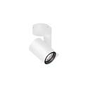 V�g- og Loftlampe SQUBE ON BASE 2.0 svingbar IP20, hvid d�mpbar