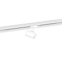 3-faset spot SQUBE ON TRACK 1.0 - PAR16 med adapter, kardanisk drejning GU10 IP20, mat, trafik hvid d�mpbar