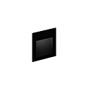V�gindbygningslampe LITO WALL REC 2.0 IP20, sort mat 