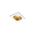Downlight PIRRO 1.0 1-flamme IP20, guld, hvid d�mpbar