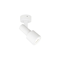 V�g- og Loftlampe SARA ON BASE 1.0 - PAR16 vipbar GU10 IP20, mat, trafik hvid d�mpbar