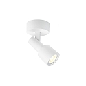V�g- og Loftlampe SARA ON BASE 1.1 - PAR16 kardanisk drejning GU10 IP20, mat, trafik hvid d�mpbar