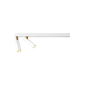 Loftlampe MICK 2.0 2-flammer IP20, guld, hvid d�mpbar