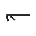 Loftlampe MICK 2.0 2-flammer IP20, guld, sort d�mpbar
