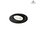Wever & Ducr Recessed spot SPINEO 1.0 PAR16, IP20, GU10 max. 12W, with standard springs, black