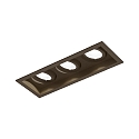 Downlight PLANO PETIT ADJUSTABLE 3.0 3-flammer IP20, bronze d�mpbar