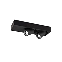 spot BLIEK PETIT CEILING SURF 2.0 IP20, black matt dimmable