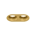 Indbygget spotlys DEEP BIJOU 2.0 - LED 2-flammer, stiv, med klemfjedre IP20, guld d�mpbar