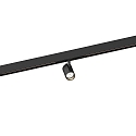 Skinne spot CENO 1.0 ON STREX 48V TRACK - ON/OFF til VDU-arbejdsstation, omskiftelig, kardanisk drejning IP20, mat, kulsort 