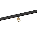 track spot CENO ON STREX 1.0 with adapter IP20, champagner, black matt 