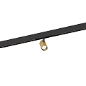 Skinne spot CENO 1.0 ON STREX 48V TRACK - ON/OFF til VDU-arbejdsstation, omskiftelig, kardanisk drejning IP20, mat, kulsort 