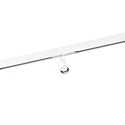 Skinne spot CENO 1.0 ON STREX 48V TRACK - ON/OFF til VDU-arbejdsstation, omskiftelig, kardanisk drejning IP20, hvid mat 
