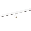 Skinne spot CENO 1.0 ON STREX 48V TRACK - DALI til VDU-arbejdsstation, DALI styrbar, kardanisk drejning IP20, hvid mat d�mpbar