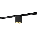1-faset spot PIRRO SPOT ON TRACK 2.0 2-flammer, inkl. 1-faset adapter IP20, guld, sort mat d�mpbar