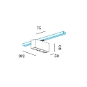 Wever & Ducr� 1-faset spot PIRRO SPOT ON TRACK 4.0 4-flammer, inkl. 1-faset adapter IP20, sort mat d�mpbar
