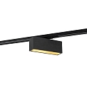 1-faset spot PIRRO OPAL ON TRACK 4.0 inkl. 1-faset adapter IP20, guld, sort mat d�mpbar