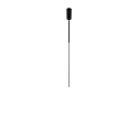 ceiling luminaire FINLIN CEILING SURF 1.0 IP20, black matt dimmable