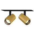 Downlight CENO 2.0 2-flammer, svingbar, drejelig IP20, guld, sort d�mpbar