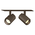 LED Recessed spot CENO 2.0, 2 flames, 3000K, CRi >90, rotatable/swivelling, dimmable, bronze