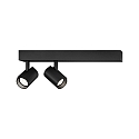 overflade lampe CENO 2.0 2-flammer, svingbar, drejelig IP20, sort d�mpbar
