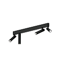 Loftlampe MATCH 4.0 4-flammer, kardanisk drejning IP20, mat, kulsort d�mpbar