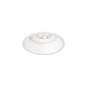 LED Recessed spot DEEP 1.0, IP20, 350/500mA, 7/10W 2700K, CRi >90, with leaf springs, white