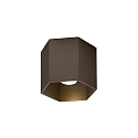 ceiling luminaire HEXO CEILING SURF 1.0 1 flame, Dim-To-Warm IP20, bronze dimmable