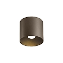ceiling luminaire RAY CEILING SURF 1.0 1 flame IP20, bronze dimmable