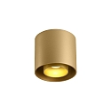 ceiling luminaire RAY CEILING SURF 1.0 1 flame, DALI controllable IP20, champagner dimmable