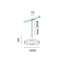 Wever & Ducr� 1-faset pendul ODREY ON TRACK 1.2 inkl. 1-faset adapter GU10 IP20, guld, sort mat