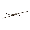 Loftlampe PERLEZ GRID 1.0 8-flammer IP20, bronze d�mpbar