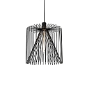 Pendel WIRO 3.8 WIRO CEILING SUSP E27 IP20, sort 