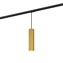1-faset pendul HEXO ON TRACK 3.0 - PAR16 firkantet, lang, med adapter GU10 IP20, guld d�mpbar