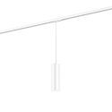 1-faset pendul RAY ON TRACK 2.0 - PAR16 cylindrisk, kort, med adapter GU10 IP20, mat, trafik hvid d�mpbar
