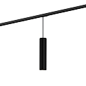 1-faset pendul RAY ON TRACK 3.0 - PAR16 cylindrisk, lang, med adapter GU10 IP20, mat, kulsort d�mpbar