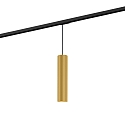 1-faset pendul RAY ON TRACK 3.0 - PAR16 cylindrisk, lang, med adapter GU10 IP20, guld d�mpbar
