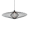 pendant luminaire WIRO 3.0 DIAMOND CEILING SUSP E27 IP20, black 