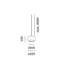 Wever & Ducr� Pendel WETRO 2.0 1-flamme Dim-To-Warm IP20, taupe, hvid d�mpbar