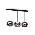 Wever & Ducr� pendant luminaire WETRO 3.0 1 flame, Dim-To-Warm IP20, black dimmable