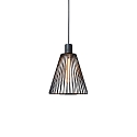 Pendel WIRO 1.0 CONE CEILING SUSP E27 IP20, sort 
