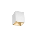 downlight BOX MINI 1.0 square, surface-mounted version IP20, champagner dimmable