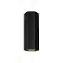 V�glampe HEXO MINI 2.0 - PAR16 up / down, 2-flammer GU10 IP20, mat, kulsort d�mpbar