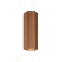 V�glampe HEXO MINI 2.0 - PAR16 up / down, 2-flammer GU10 IP20, kobber d�mpbar