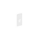 V�gindbygningslampe STRIPE WALL REC 0.4 IP20, hvid mat 