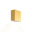 V�glampe CENTRAL 1.0 - UP OR DOWN 1-flamme, flad IP20, guld mat d�mpbar